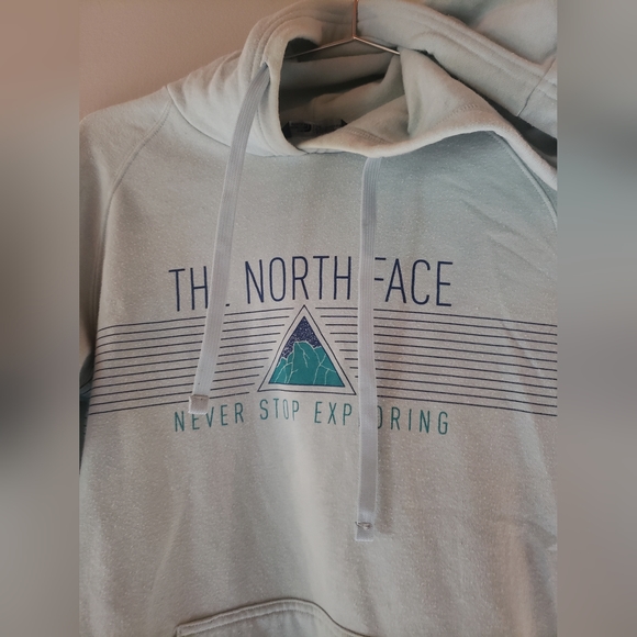 The North Face size small green/blue hoodie - Picture 4 of 4
